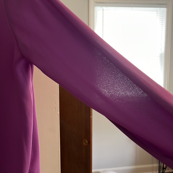 Purple Banana Republic Open Front Blouse - Picture 6 of 6